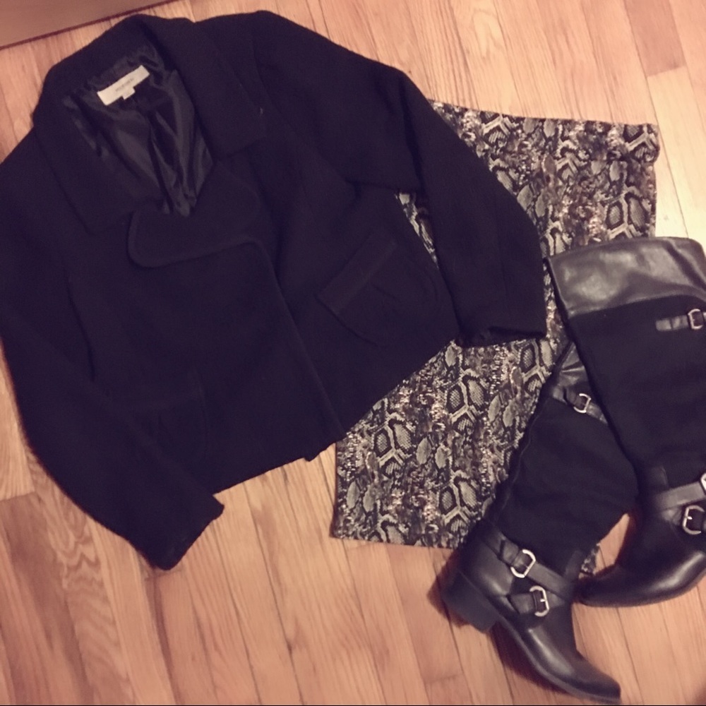 👩🏼‍🏫Merona Wool Blend Blazer w/ Snap Buttons XL